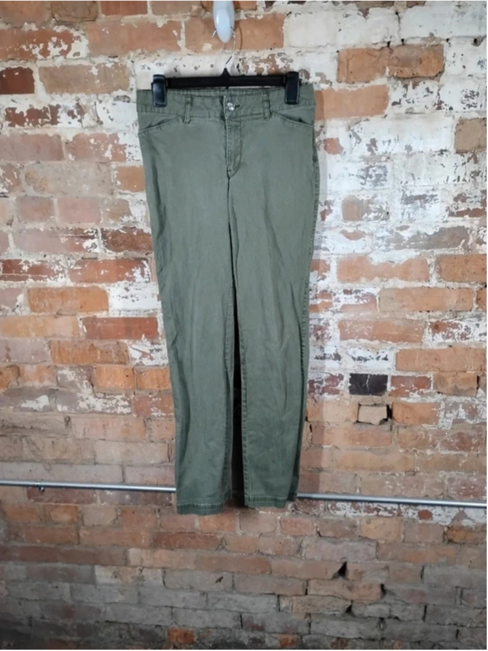 Magellan Outdoor Women's Straight Leg Jeans Army Green Size 4